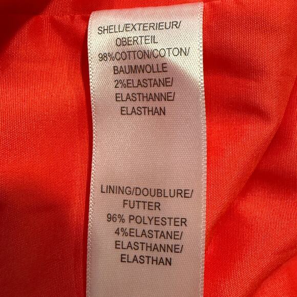 Adrianna Papell Strawberry Red Textured Sheath Midi Dress 12 Square Neck Wedding - Picture 5 of 8